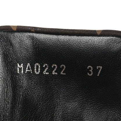 Louis Vuitton Nylon Monogram Pool Pillow Comfort Mule 37 Cacao Brown 8 of 10