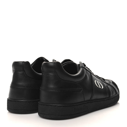 Christian Dior Calfskin Suede Logo Sneakers 37 Black 4 of 9