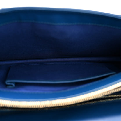 Bulgari Calfskin Serpenti Forever Shoulder Bag Navy 6 of 13