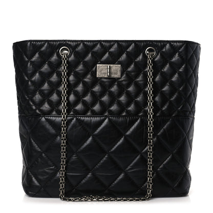 Chanel Aged Calfskin Reissue 2.55 Small Tote Black 1 of 9