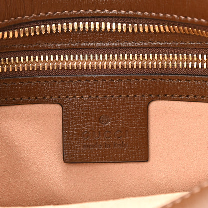 Gucci GG Supreme Monogram Small Horsebit 1955 Shoulder Bag Beige Brown Sugar 6 of 10