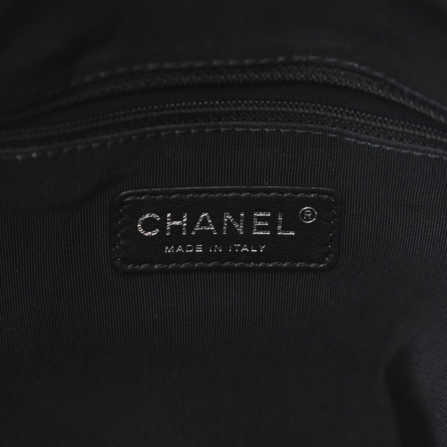Chanel Glazed Calfskin Quilted Large Chain Me Tote Dark Grey 6 of 10
