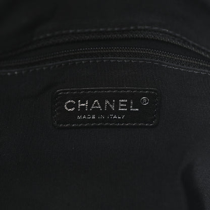Chanel Glazed Calfskin Quilted Large Chain Me Tote Dark Grey 6 of 10