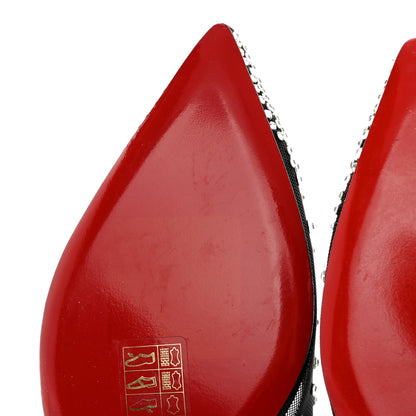 Christian Louboutin Crystal Strass Follies Flats 36.5 Black 10 of 10