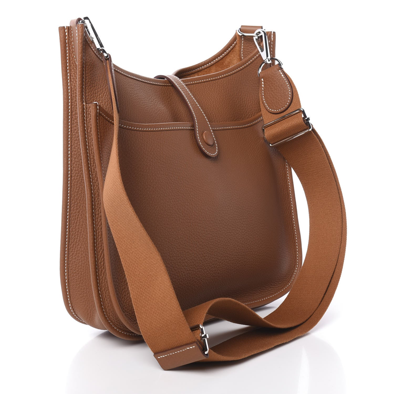 Hermes Taurillon Clemence Evelyne III PM Gold 3 of 11