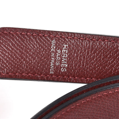 Hermes Epsom 25mm Tressage Shoulder Strap Rouge H Craie Gold 4 of 5