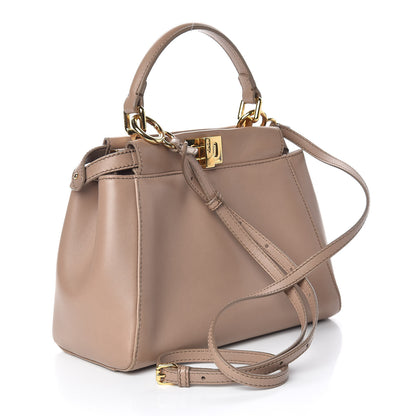 Fendi Nappa Mini Peekaboo Iconic Satchel Ratmusquet 3 of 17