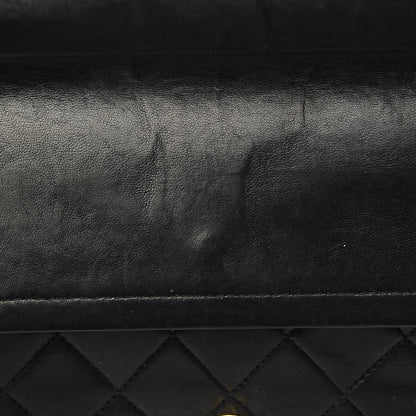 Chanel Lambskin Quilted Medium Double Flap Black 20 of 26