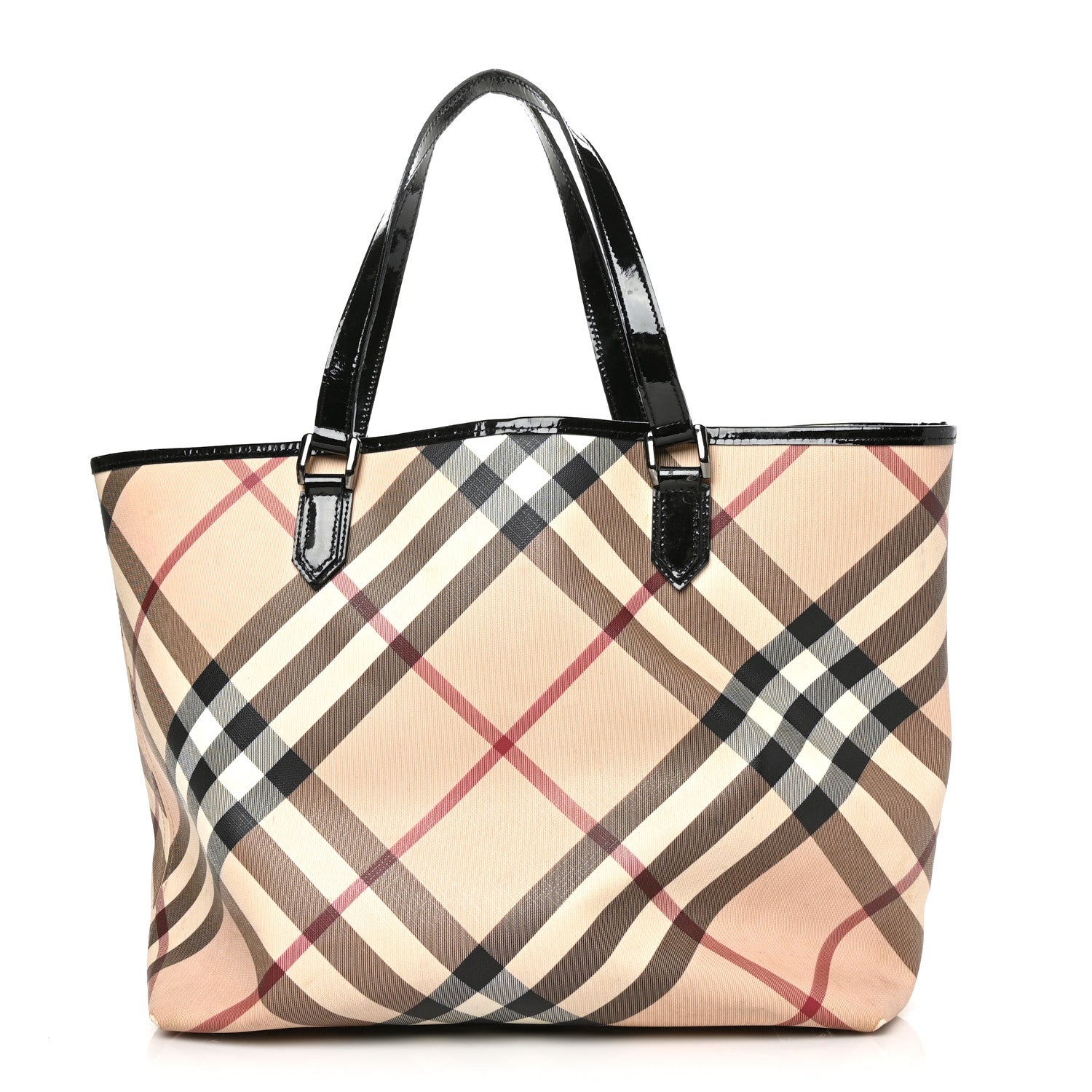 Burberry Nova Check Large Nickie Tote Black 1 of 8