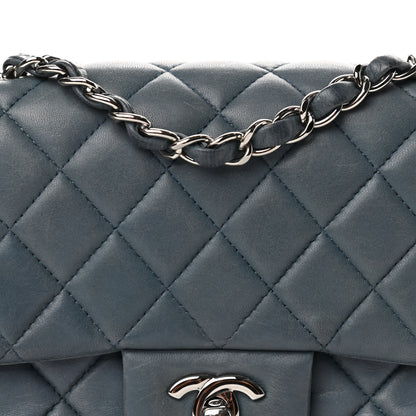 Chanel Lambskin Quilted Mini Square Flap Blue 10 of 10