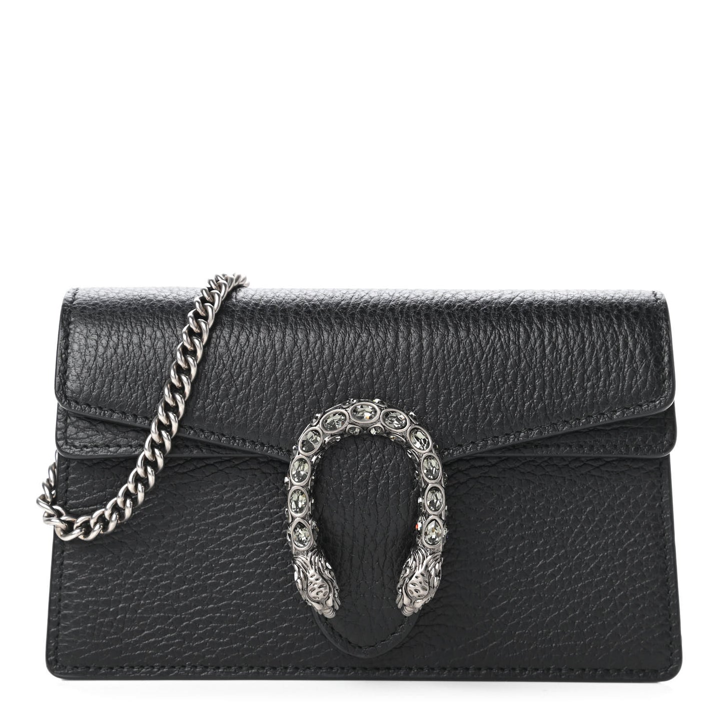 Calfskin Super Mini Dionysus Shoulder Bag Black