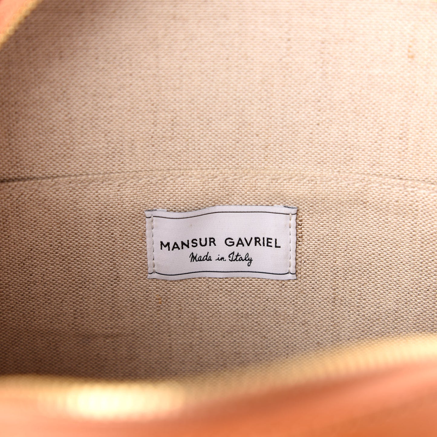 Calfskin Circle Crossbody Bag Tan
