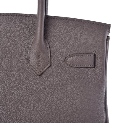 Hermes Togo Birkin 30 Etain 35 of 39