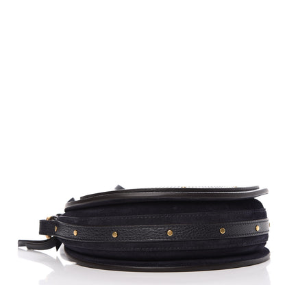 Chloe Calfskin Suede Small Pixie Bag Full Blue 5 of 7