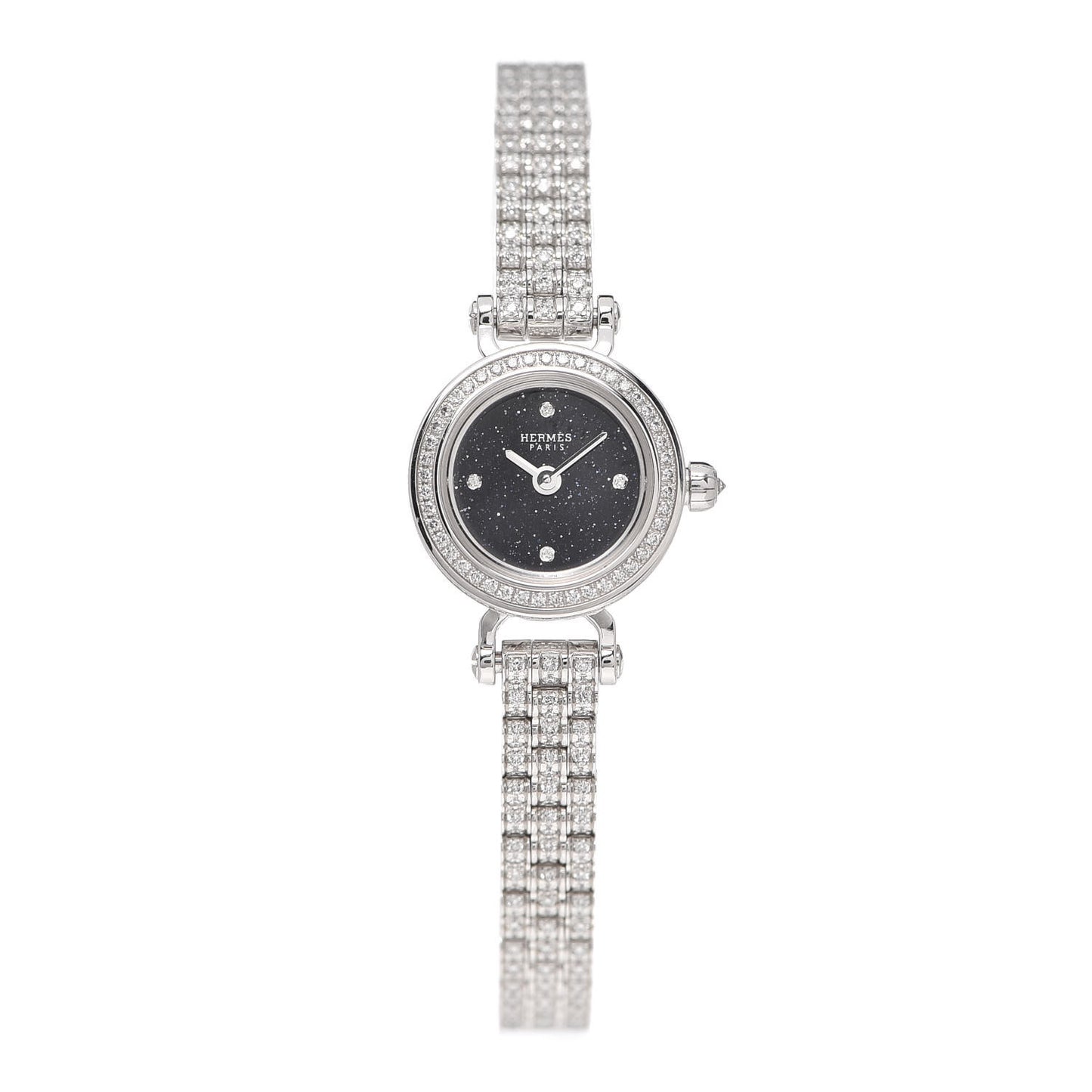 18K White Gold Diamond 16mm Faubourg Joaillerie Quartz Watch