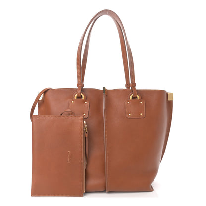 Chloe Calfskin Medium Vick Tote Caramel 1 of 13