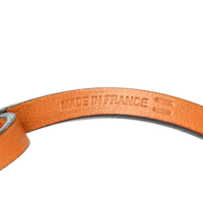 Hermes Polished Niloticus Lizard Butler Calfskin Hunter Oran Nano Bag Charm Bleu Petrole Naturel 4 of 4