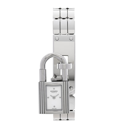 Hermes Stainless Steel 16mm Kelly Quartz Watch 1 of 6