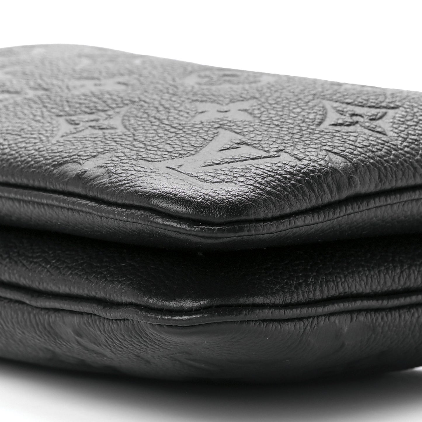 Empreinte Double Zip Pochette Black