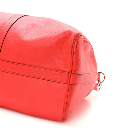 Louis Vuitton Taigarama Keepall Bandouliere 50 Fire Red 8 of 8