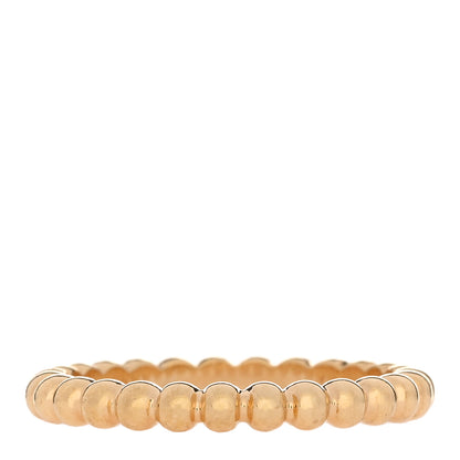 Van Cleef & Arpels 18K Yellow Gold Medium Perlee Ring 59 8.75 4 of 5
