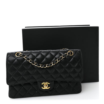 Chanel Caviar Quilted Medium Double Flap Black 11 of 11
