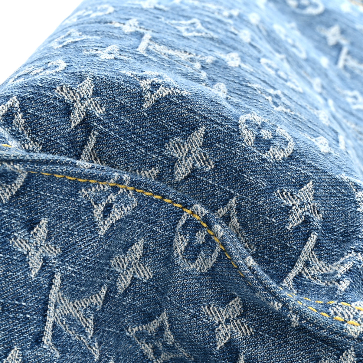 Monogram Denim Onthego MM Blue