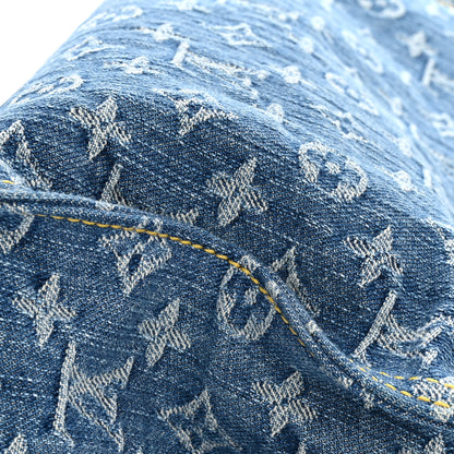 Louis Vuitton Monogram Denim Onthego MM Blue 10 of 11