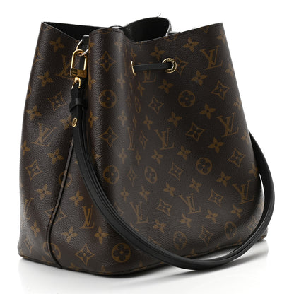 Louis Vuitton Monogram Neonoe MM Black 4 of 10