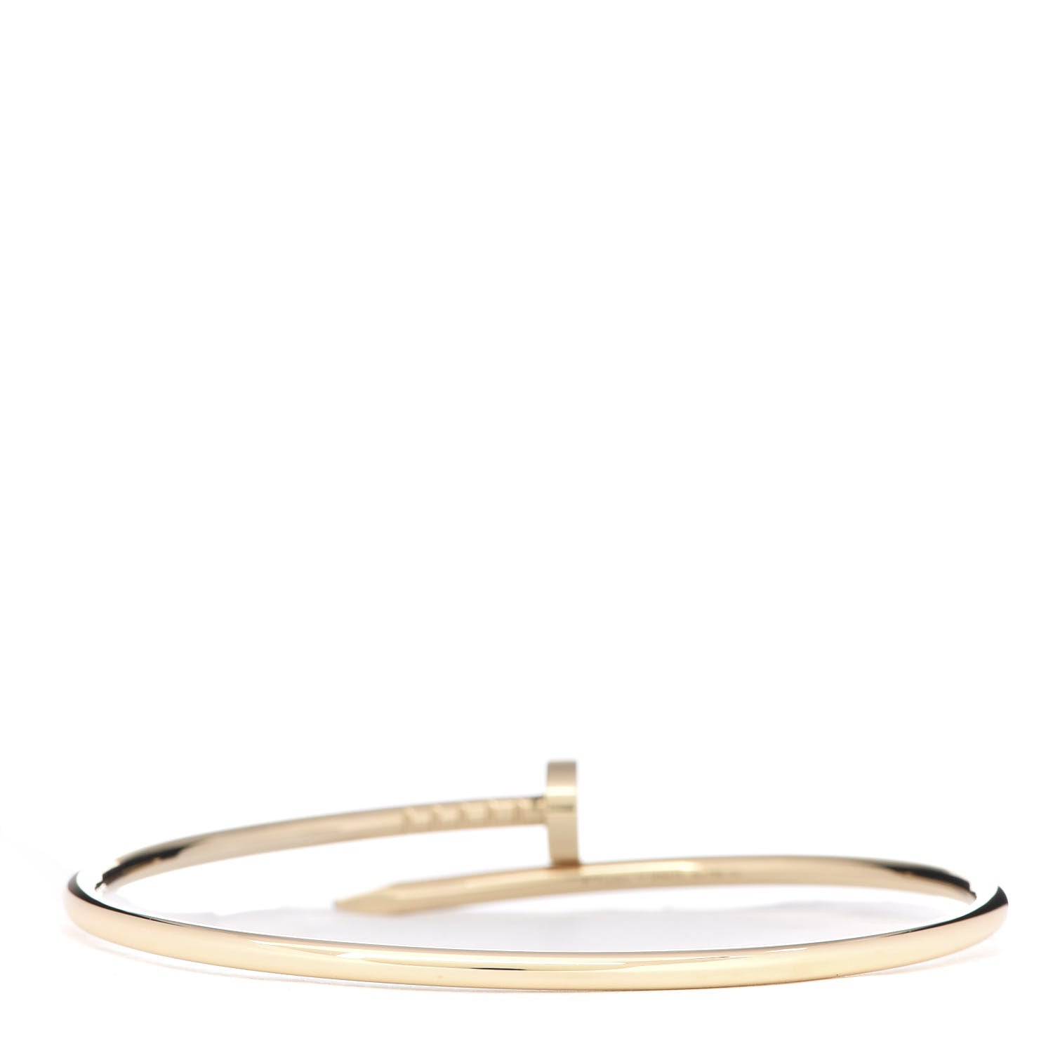 Cartier 18K Yellow Gold Small Juste Un Clou Bracelet 17 3 of 5