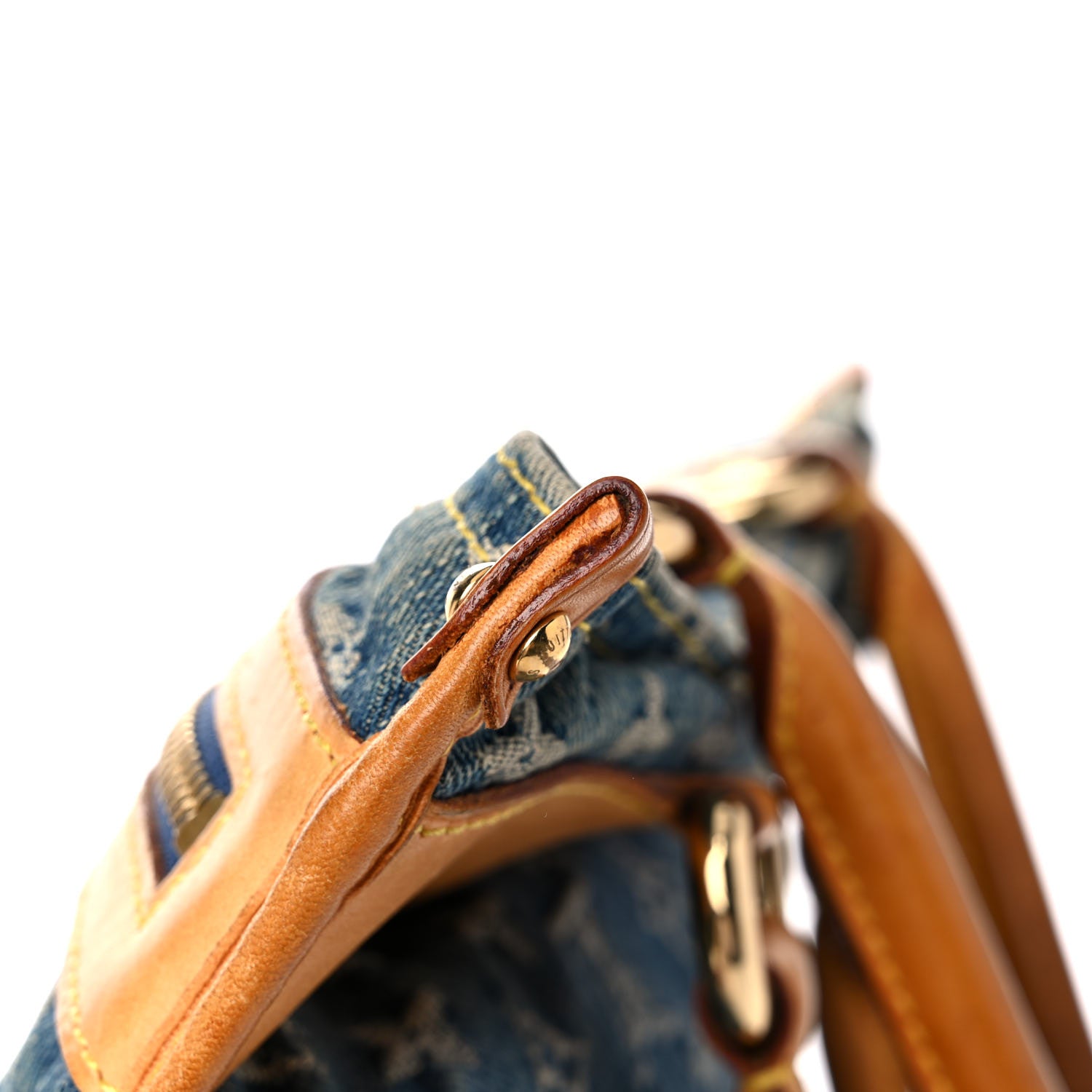 Louis Vuitton Monogram Denim Sac Plat Blue 20 of 31
