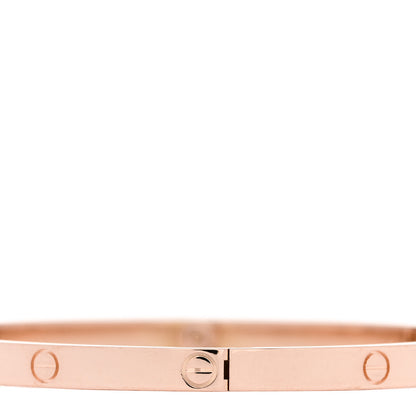Cartier 18K Pink Gold Small LOVE Bracelet 17 4 of 6