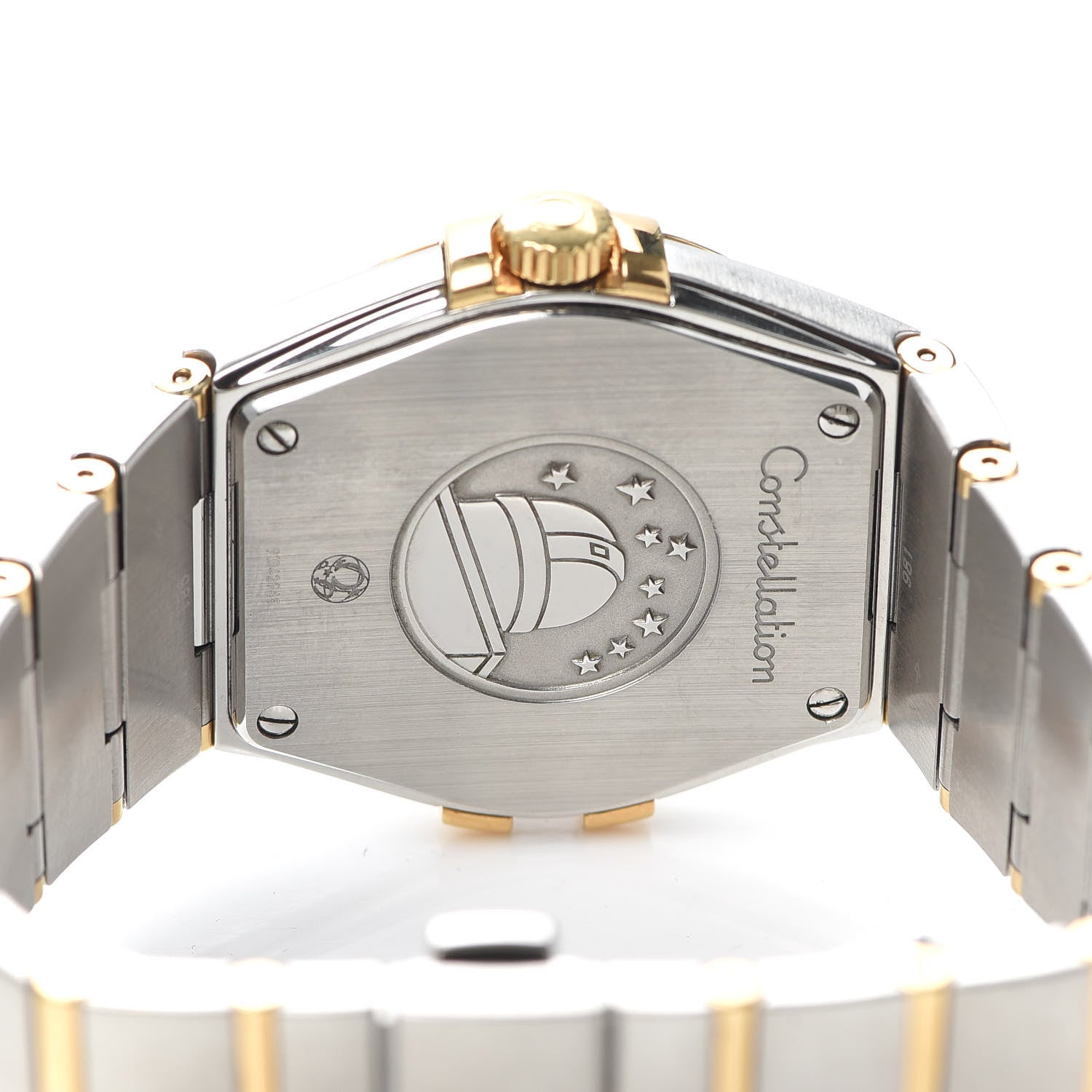 Omega Stainless Steel 18K Yellow Gold 35mm Constellation Quartz Watch 123.20.35.60.02.002 4 of 7