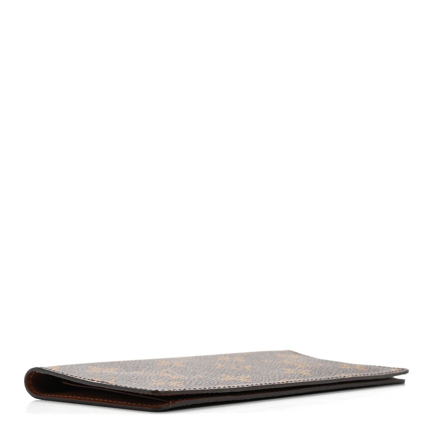 Monogram Simple Checkbook Holder Wallet Cover