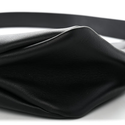 Prada Soft Calfskin Large Aimée Shoulder Bag Black 8 of 8