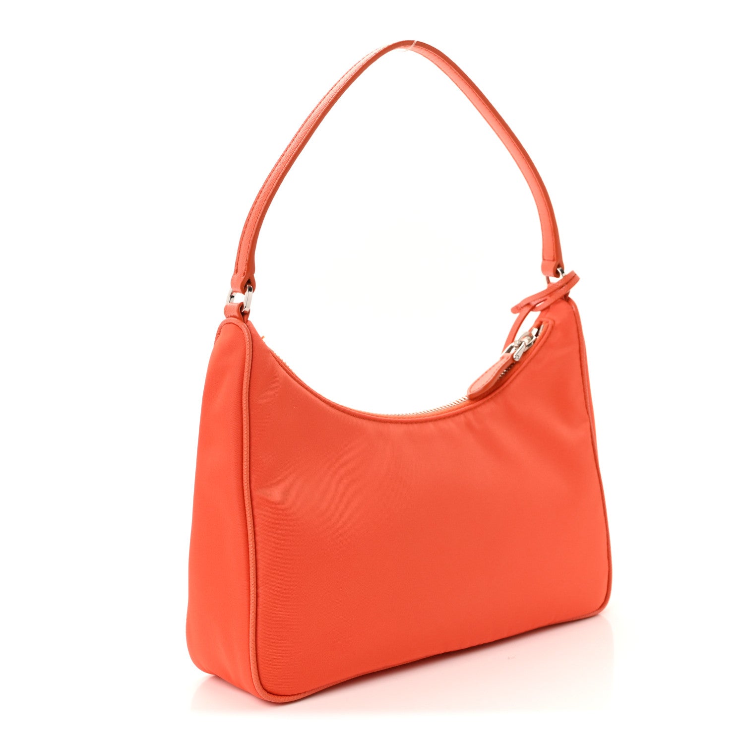 Prada Re-Nylon Saffiano Mini Re-Edition 2005 Bag Arancio 3 of 9