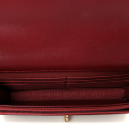 Chanel Lambskin Quilted Chanel 19 Wallet On Chain WOC Burgundy 5 of 11