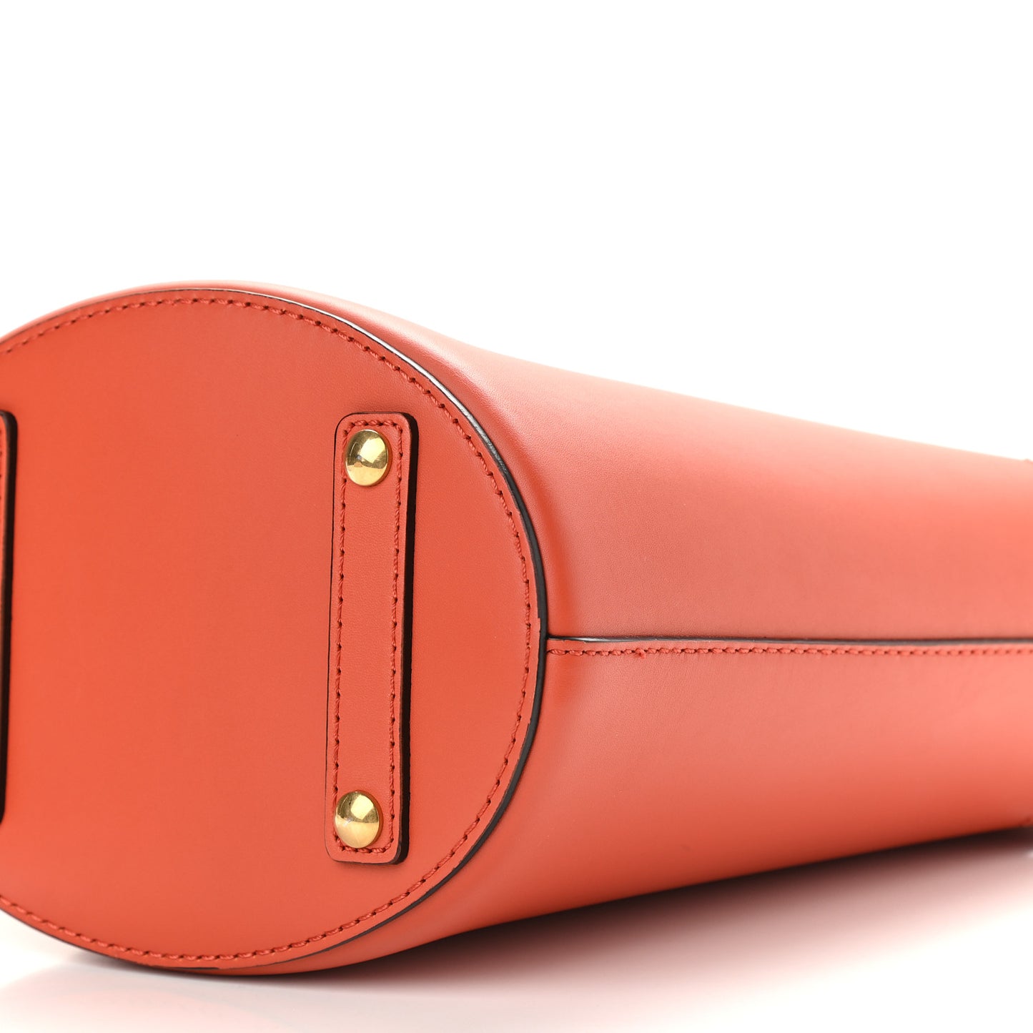 Supple Calfskin Small Bucket Orange
