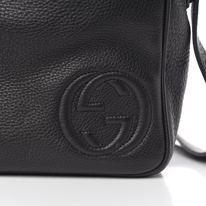 Gucci Pebbled Calfskin Medium Soho Messenger Bag Black 10 of 10