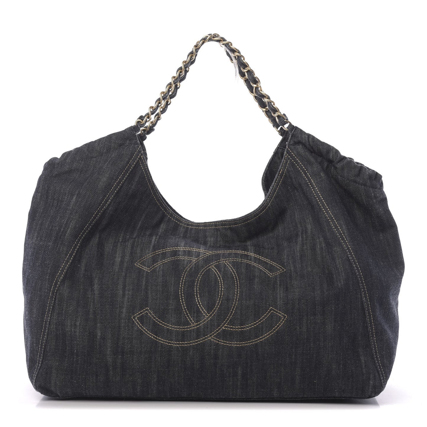 Denim XL Coco Cabas Tote Dark Blue