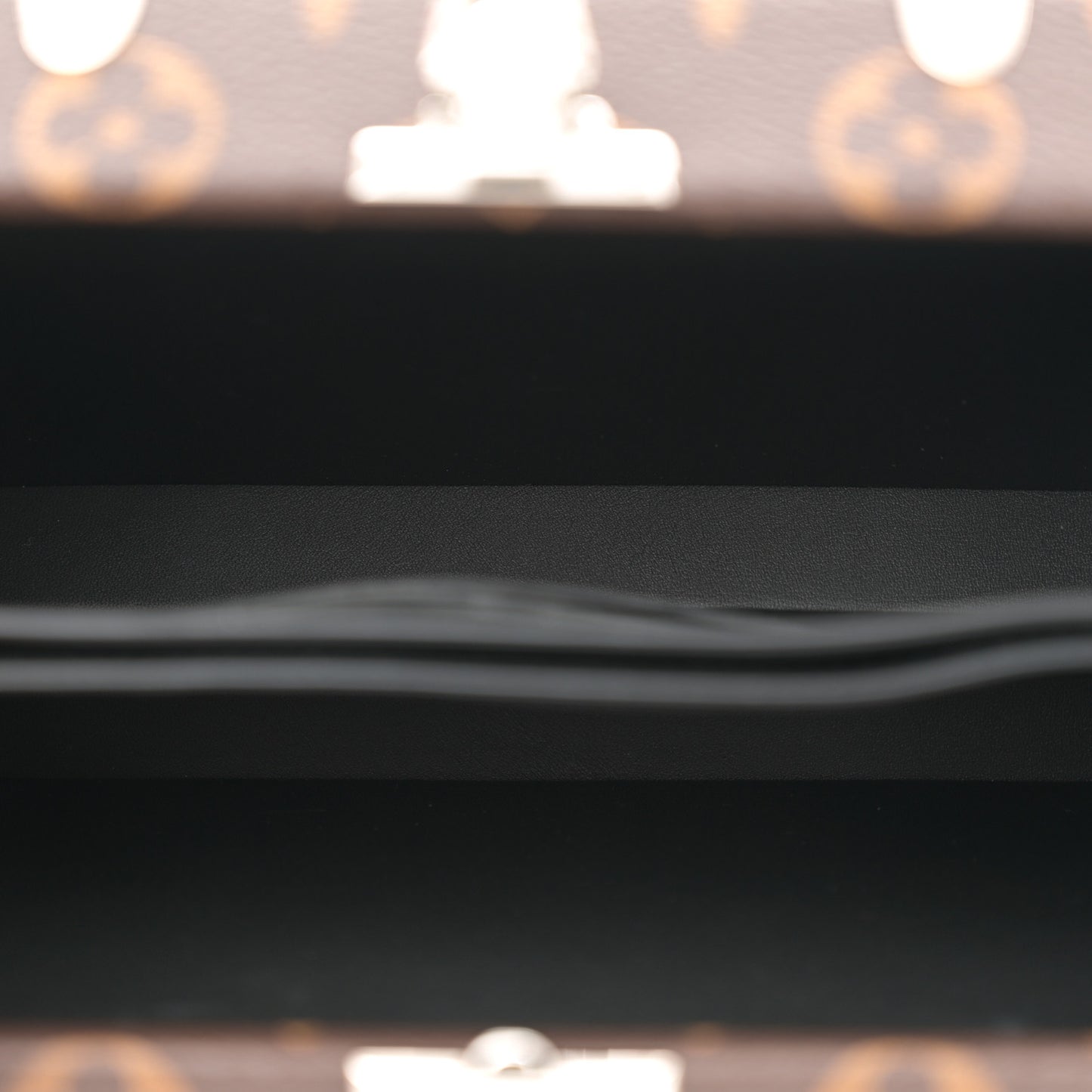 Monogram Wallet Trunk Black
