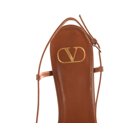 Valentino Garavani Calfskin Tonal Vlogo Slingback 40mm Pumps 39.5 Selleria 7 of 9