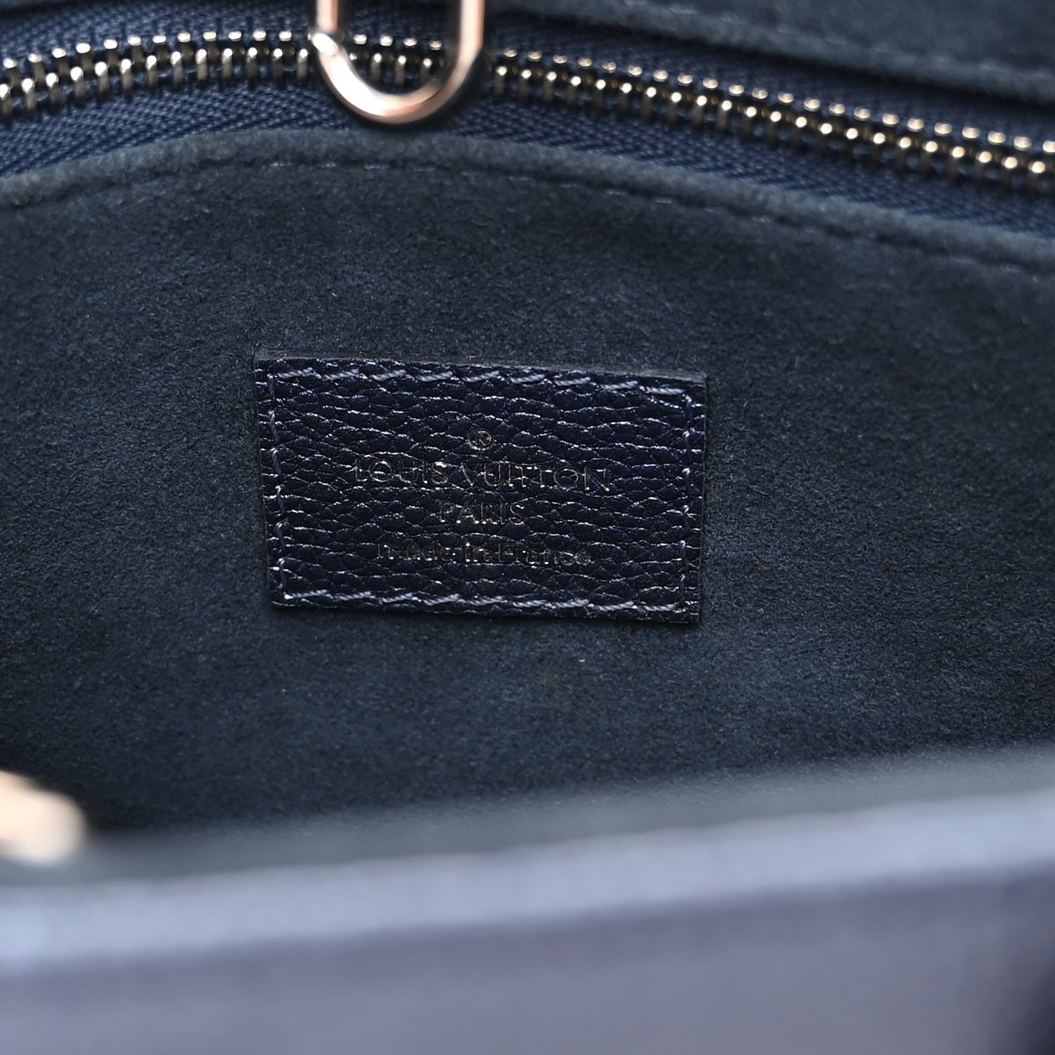 Louis Vuitton Metallic Empreinte Monogram Giant Onthego PM Navy Nacre 6 of 9