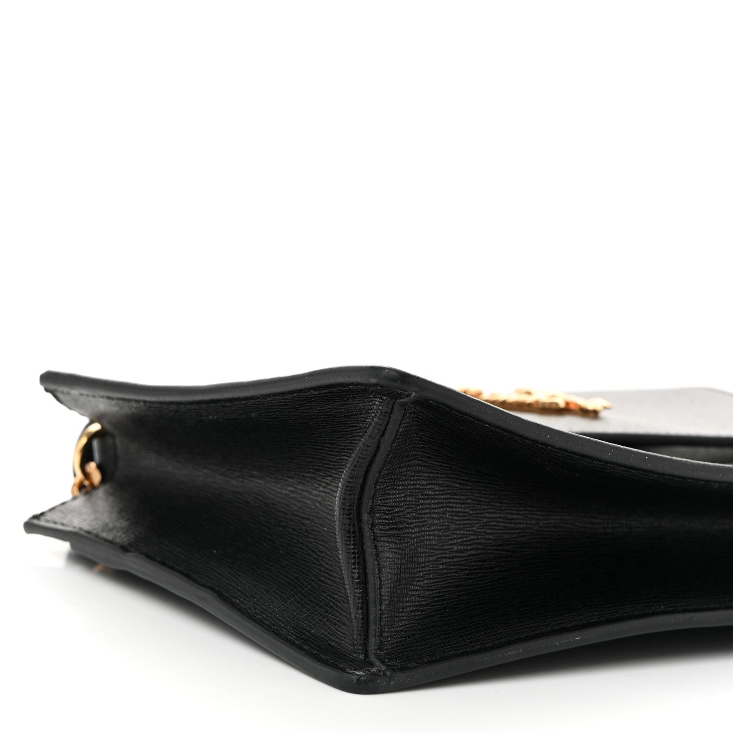 Versace Saffiano Virtus Small Shoulder Bag Black 9 of 10