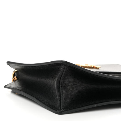 Versace Saffiano Virtus Small Shoulder Bag Black 9 of 10
