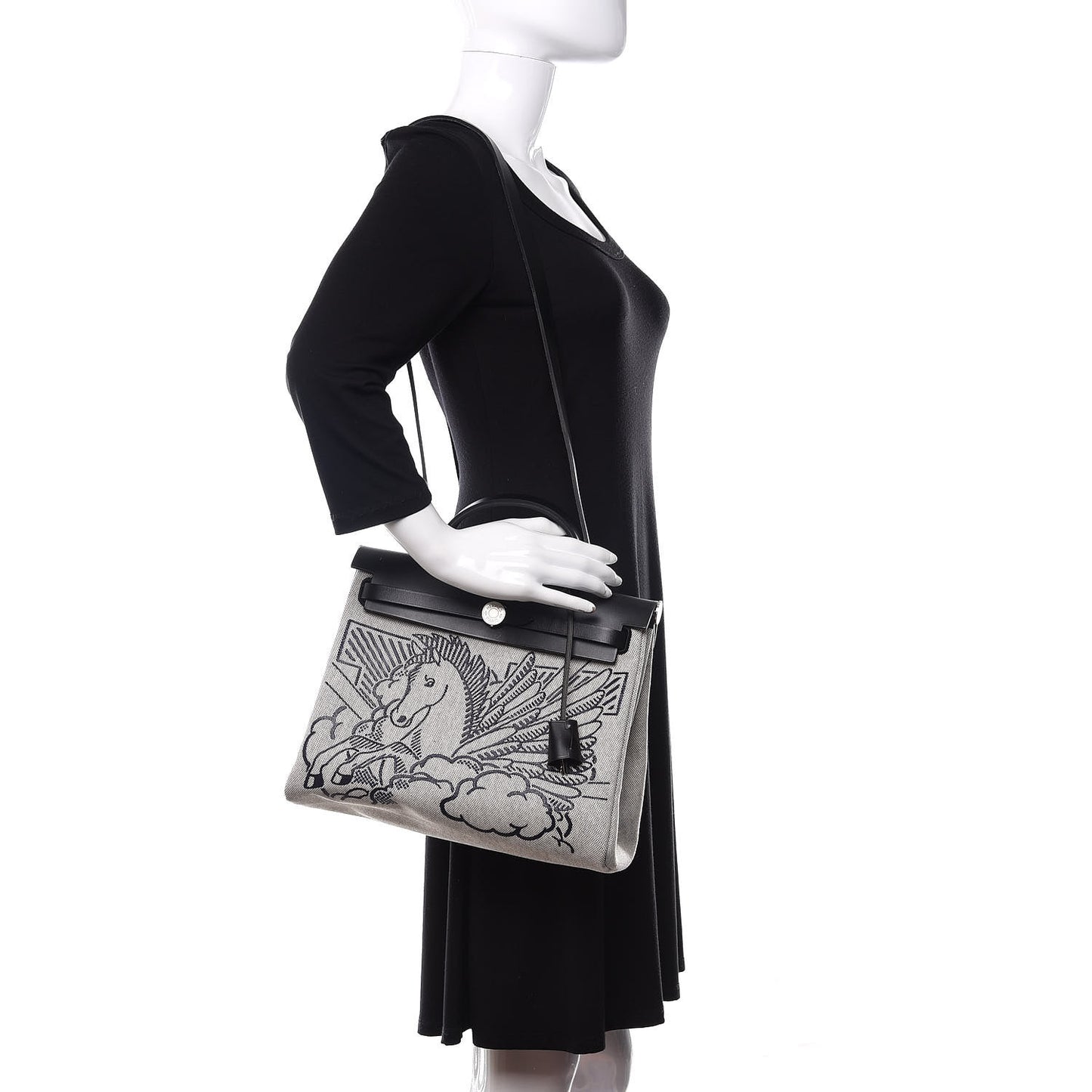 Vache Hunter Toile Pegase Pop Herbag Zip Retourne 31 PM Bleu Indigo