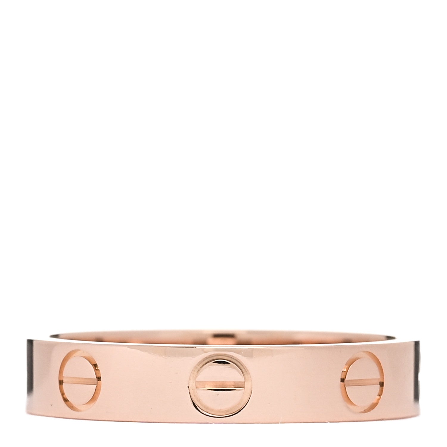 Cartier 18K Pink Gold 3.5mm LOVE Wedding Band Ring 52 6 3 of 4