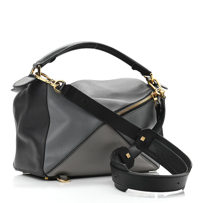 Loewe Calfskin Medium Puzzle Bag Grey Multito 3 of 9