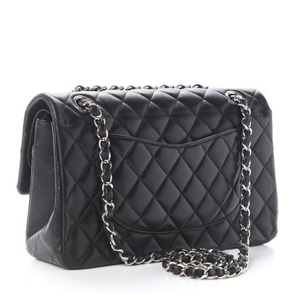 Chanel Lambskin Quilted Medium Double Flap Black 3 of 13