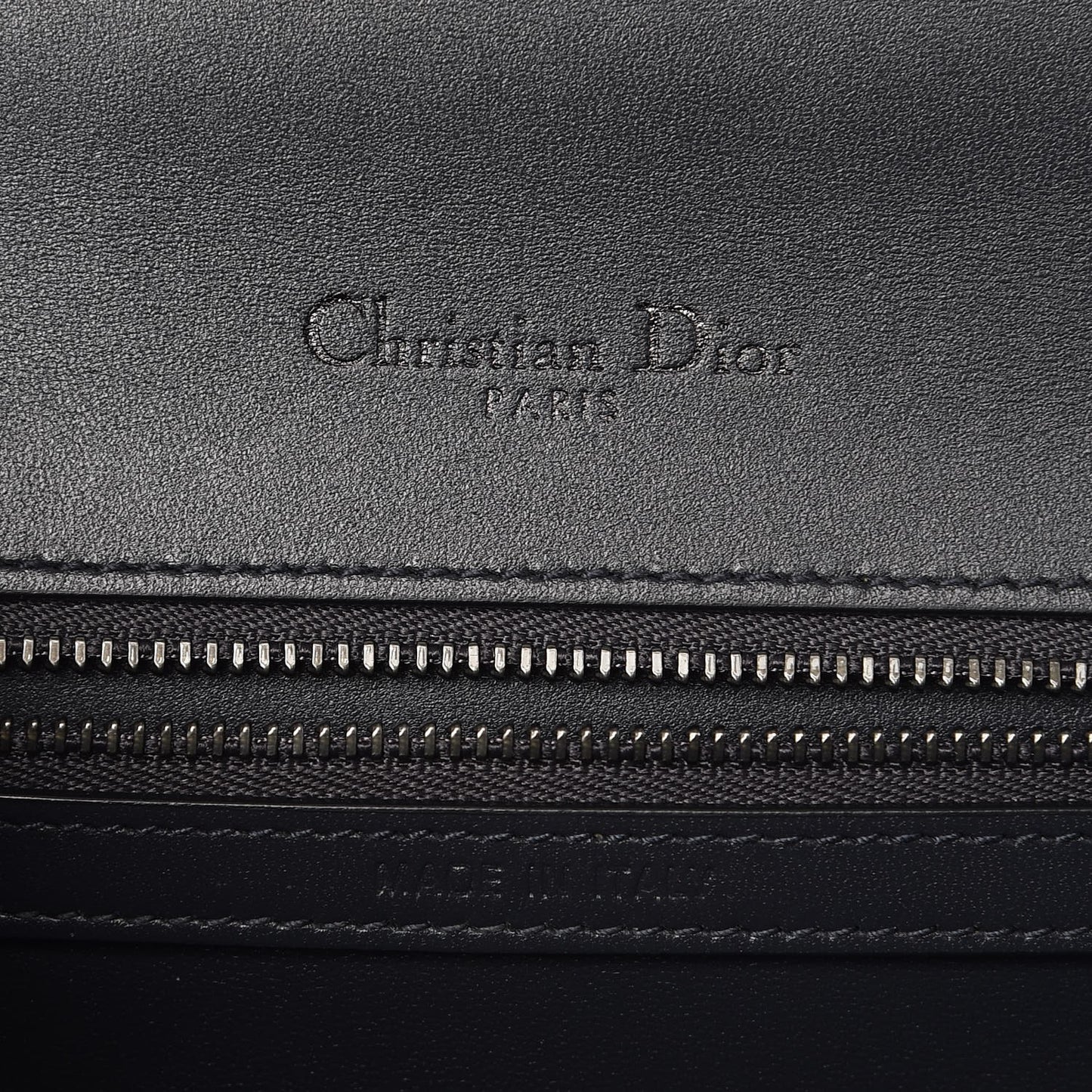 Metallic Patent Micro-Cannage Medium Diorama Flap Bag Graphite